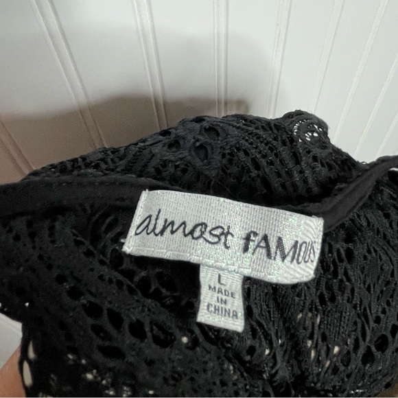 Almost Famous Lace 3/4 Sleeve Bodycon Dress - Picture 7 of 7